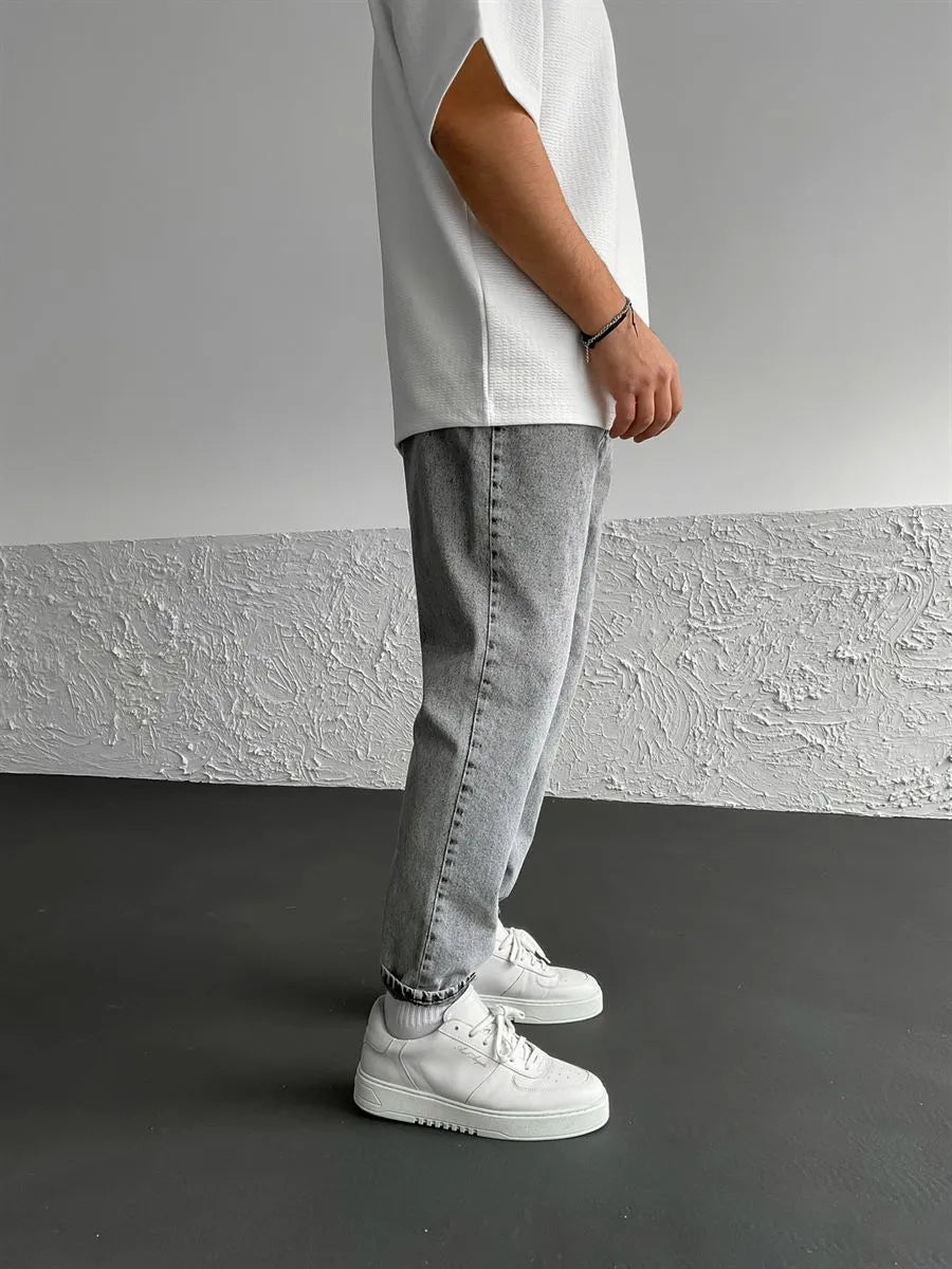 Gray Relax Fit Jeans BB6413
