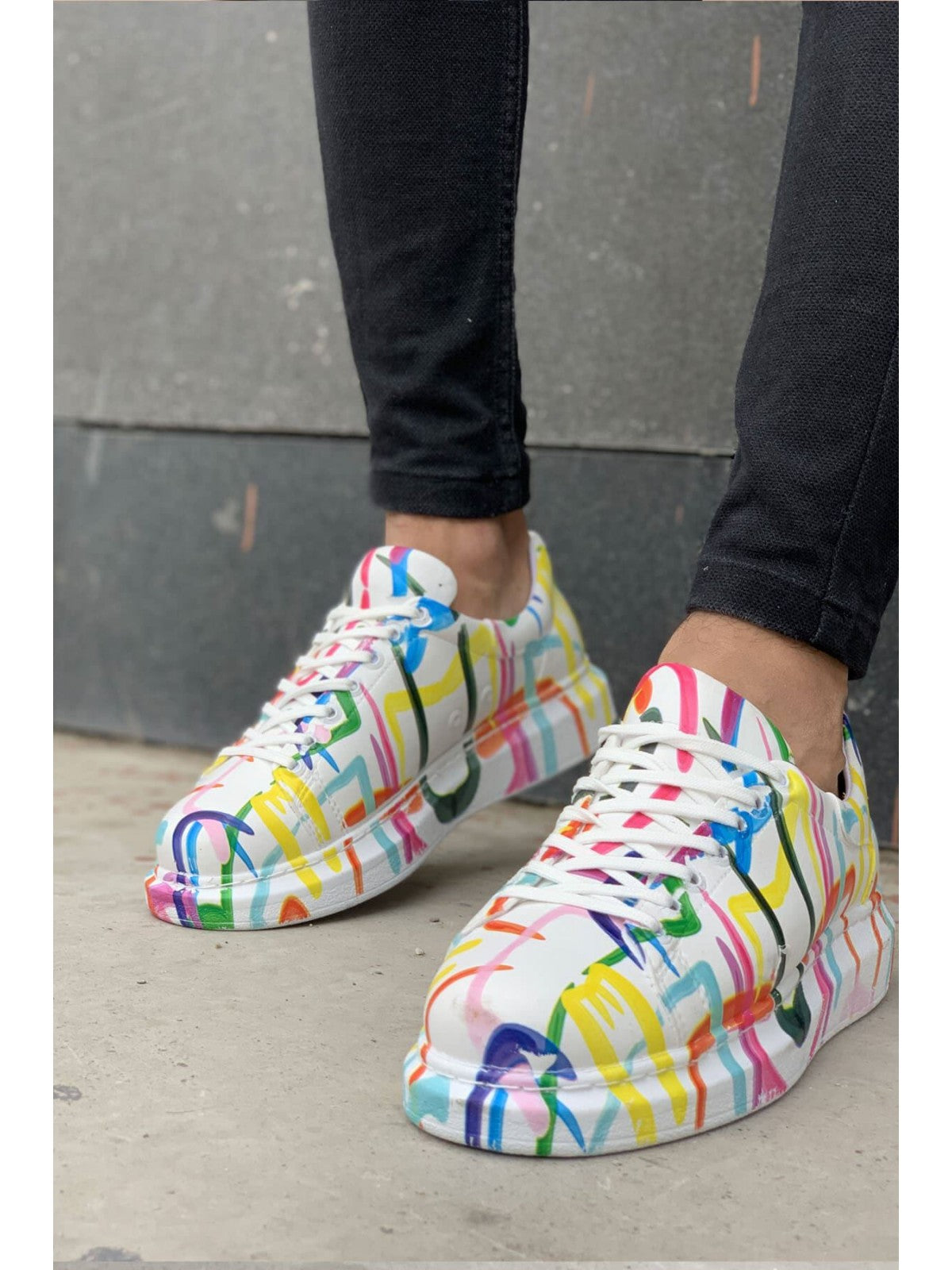 Sneakerjeans Mixed Colour Sneaker CH255