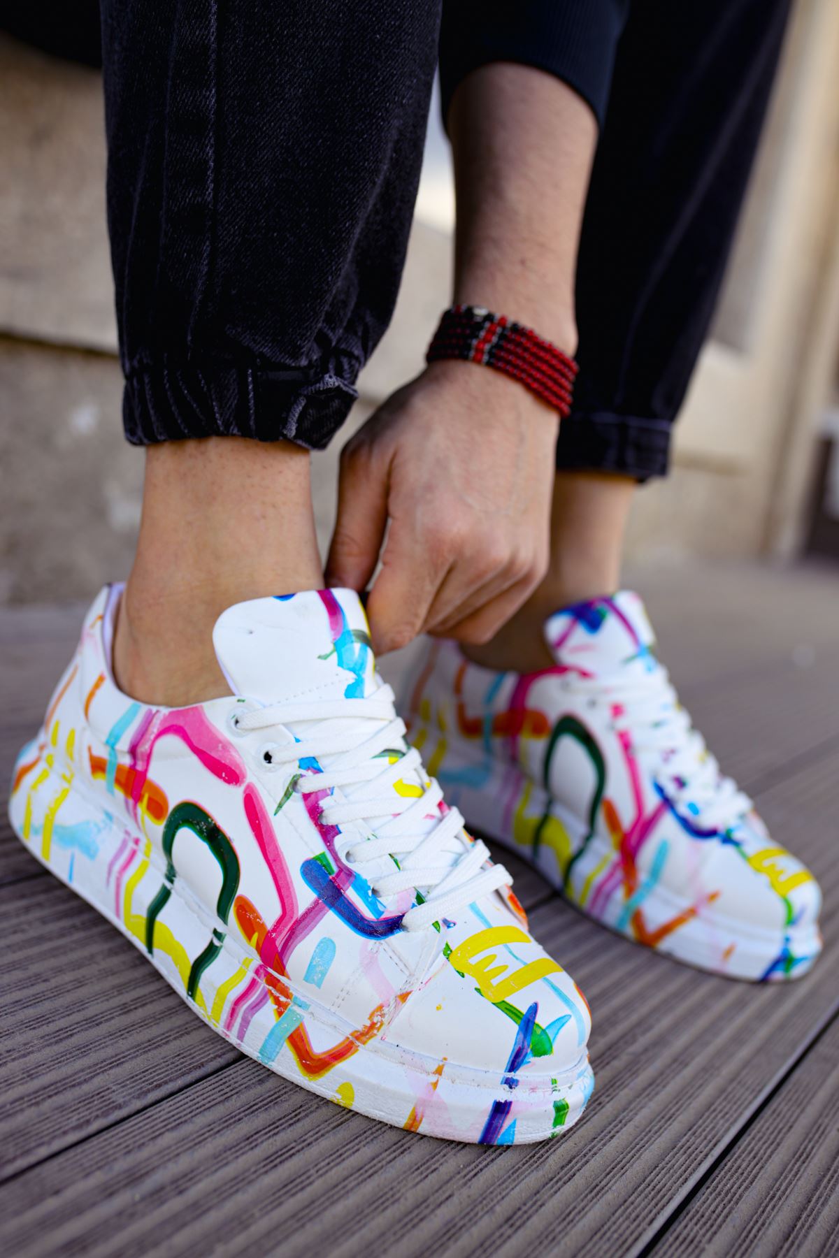 Sneakerjeans Mixed Colour Sneaker CH255