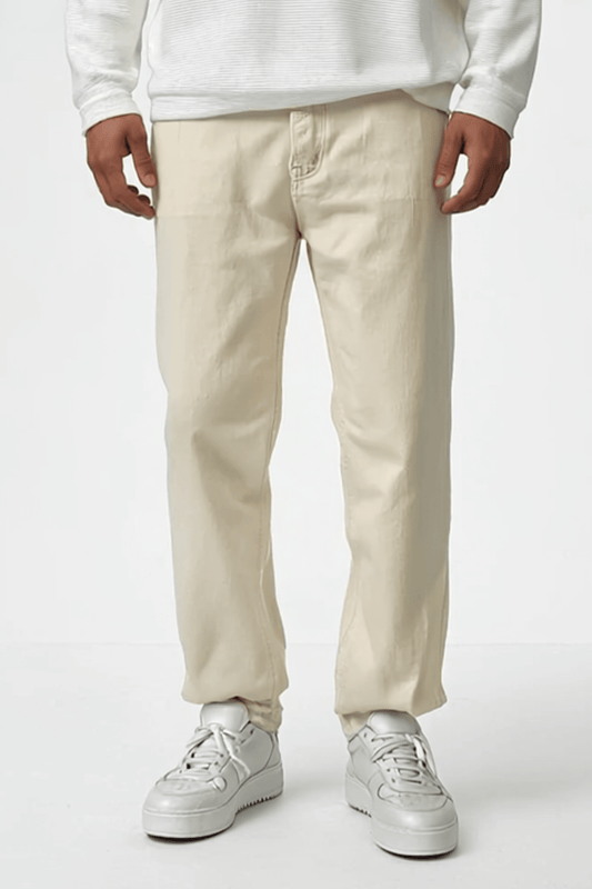 Beige Baggy Jeans BB7199 – von Baggymann | Streetwear für Damen & Herren