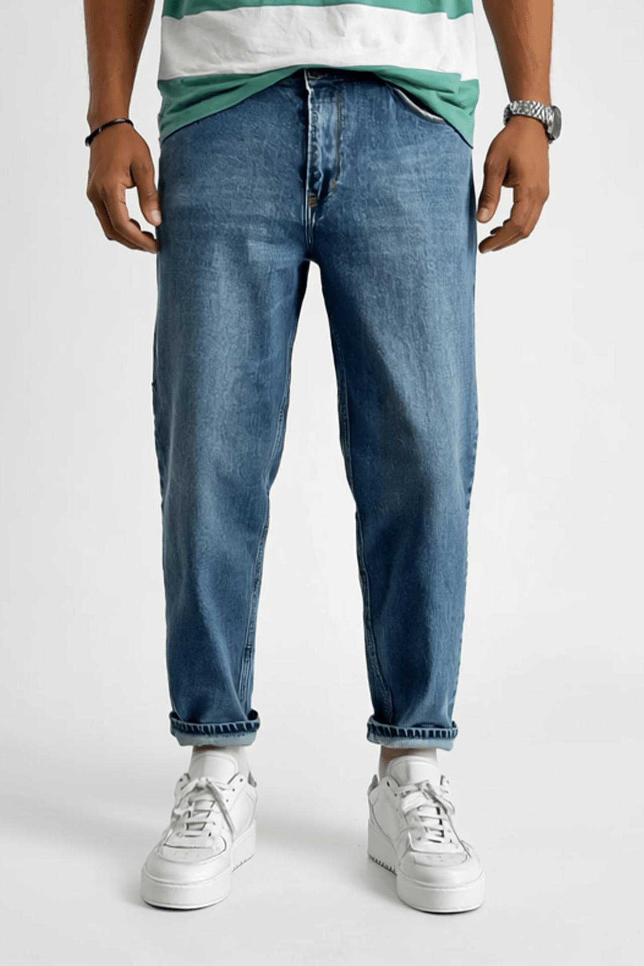 Blau Boyfriend Jeans BB6892 – von Baggymann | Streetwear für Damen & Herren