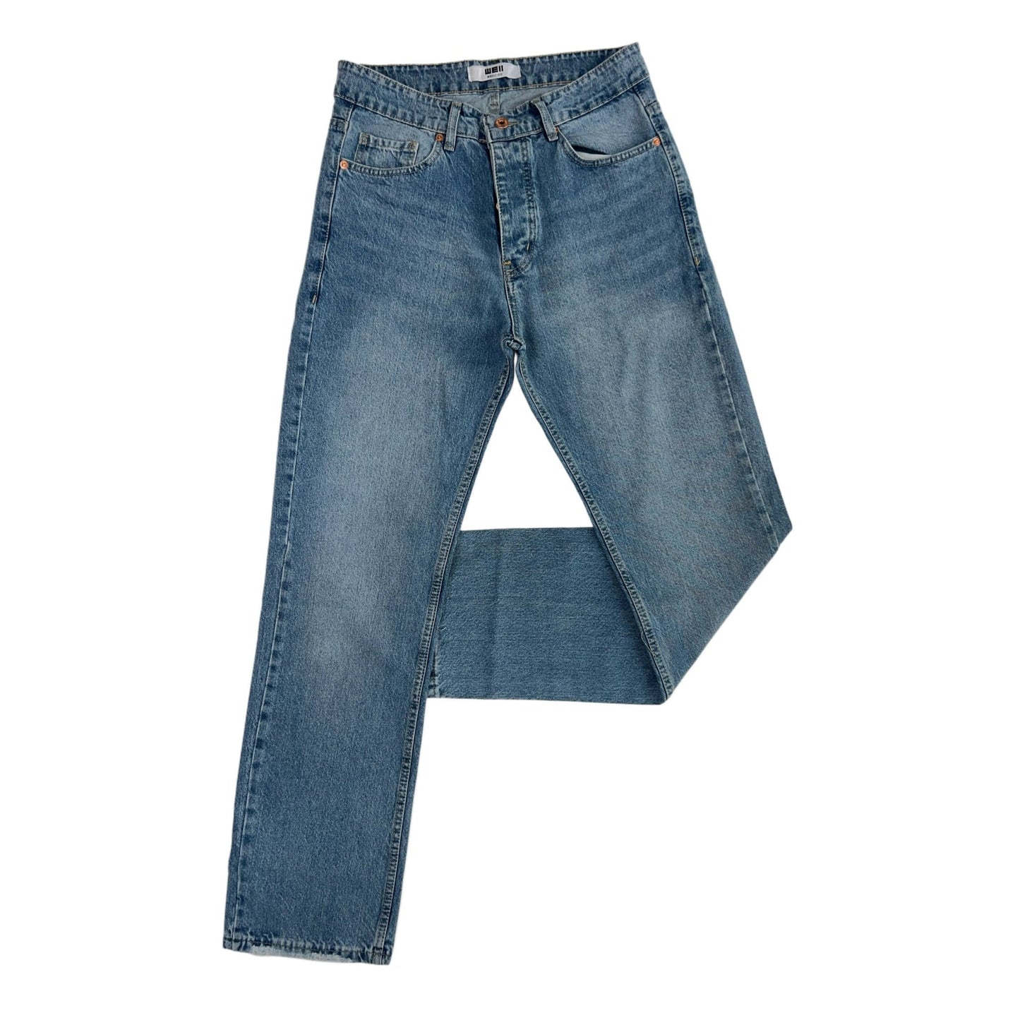 Blau Boyfriend Jeans BB6892 – von Baggymann | Streetwear für Damen & Herren