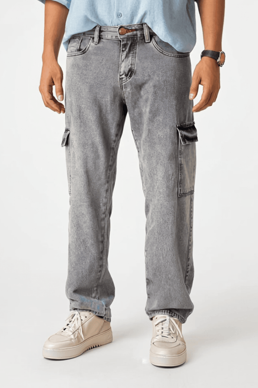 Blaue Baggy Cargohose BB7928 – von Baggymann | Streetwear für Damen & Herren