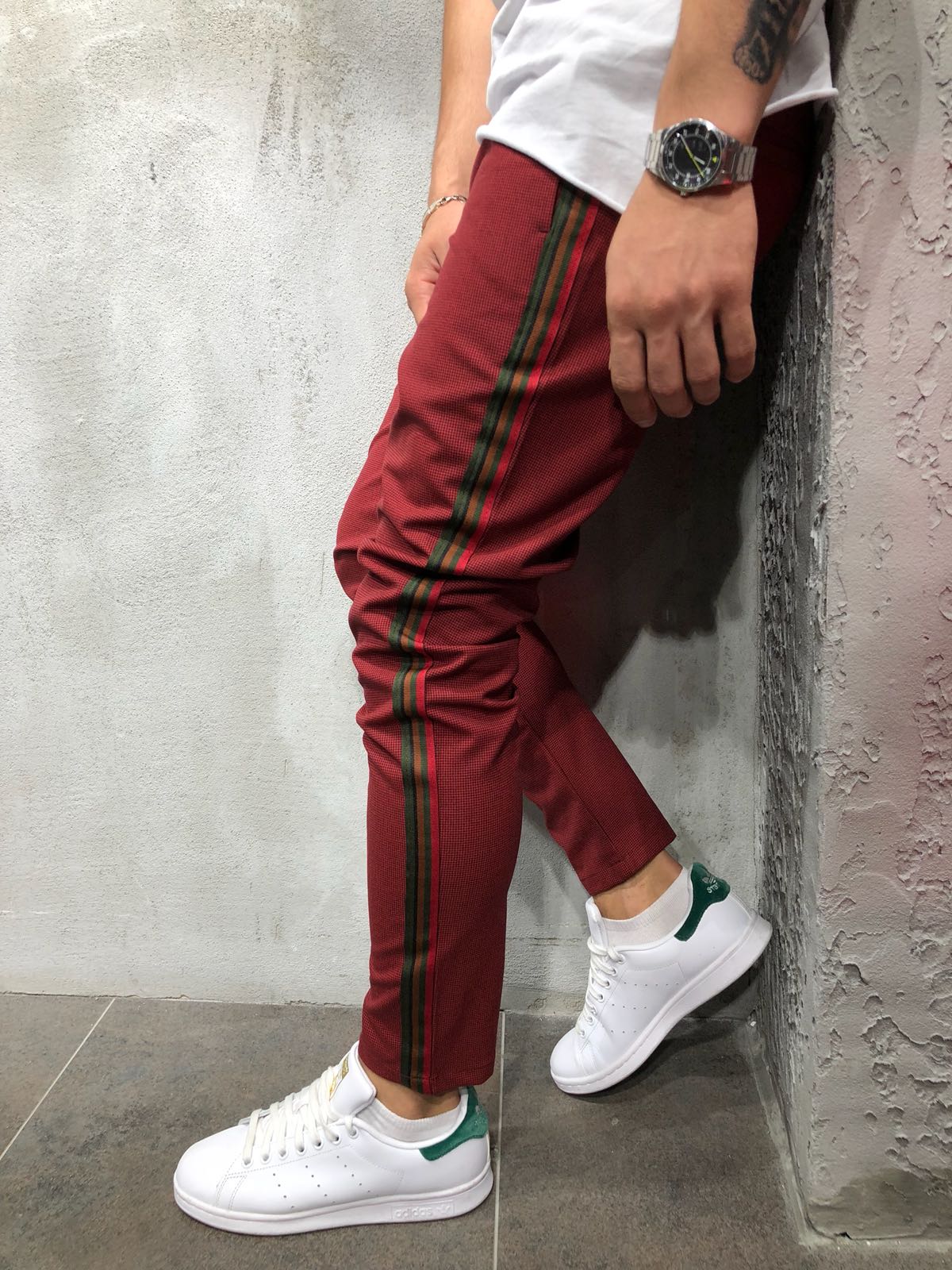 Bordeaux Jogger Pant A165 Streetwear Jogger Pants - Sneakerjeans