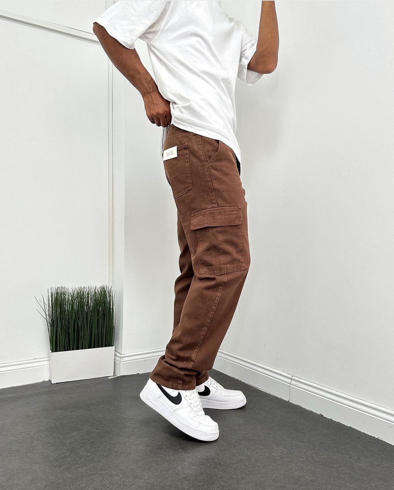 Braun Cargohose BB6666 – von Baggymann | Streetwear für Damen & Herren