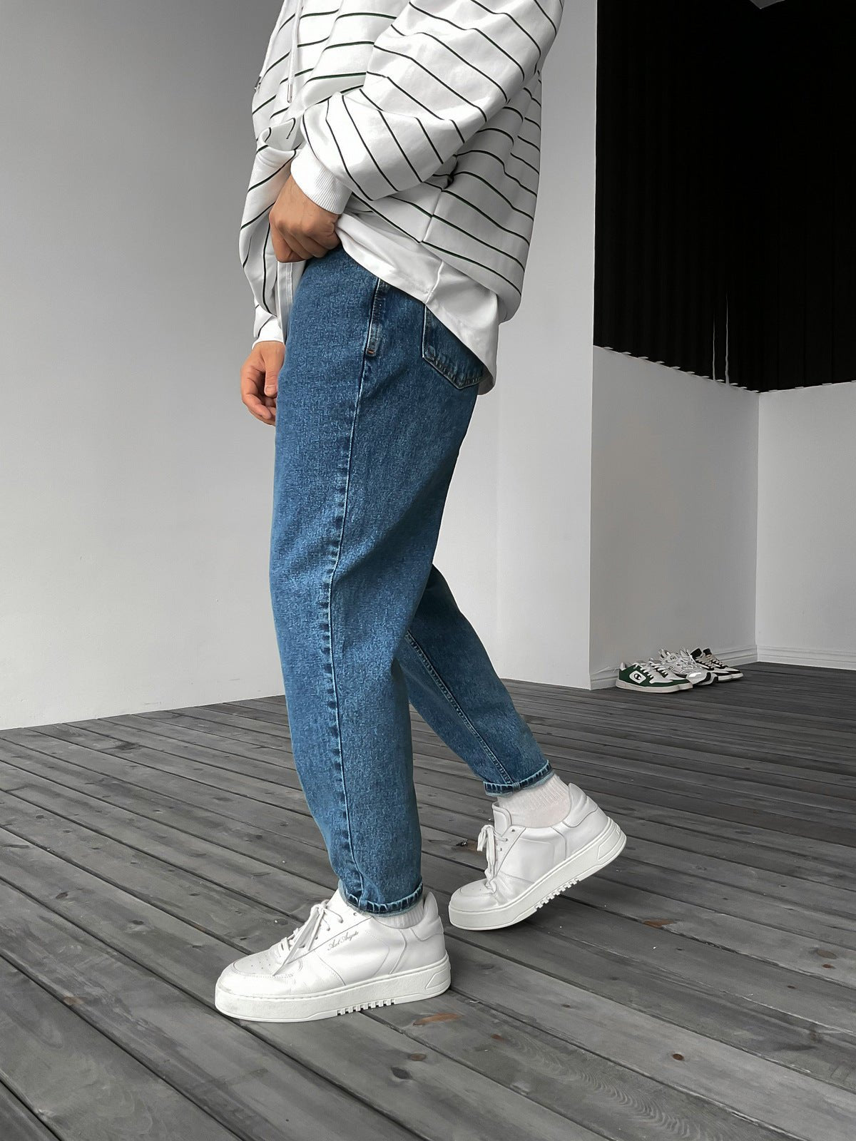 Dunkelblau Jeans BB6165 – von Baggymann | Streetwear für Damen & Herren