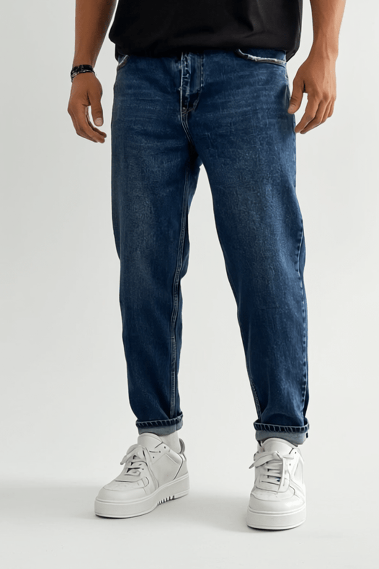 Dunkelblau Jeans BB6892 – von Baggymann | Streetwear für Damen & Herren