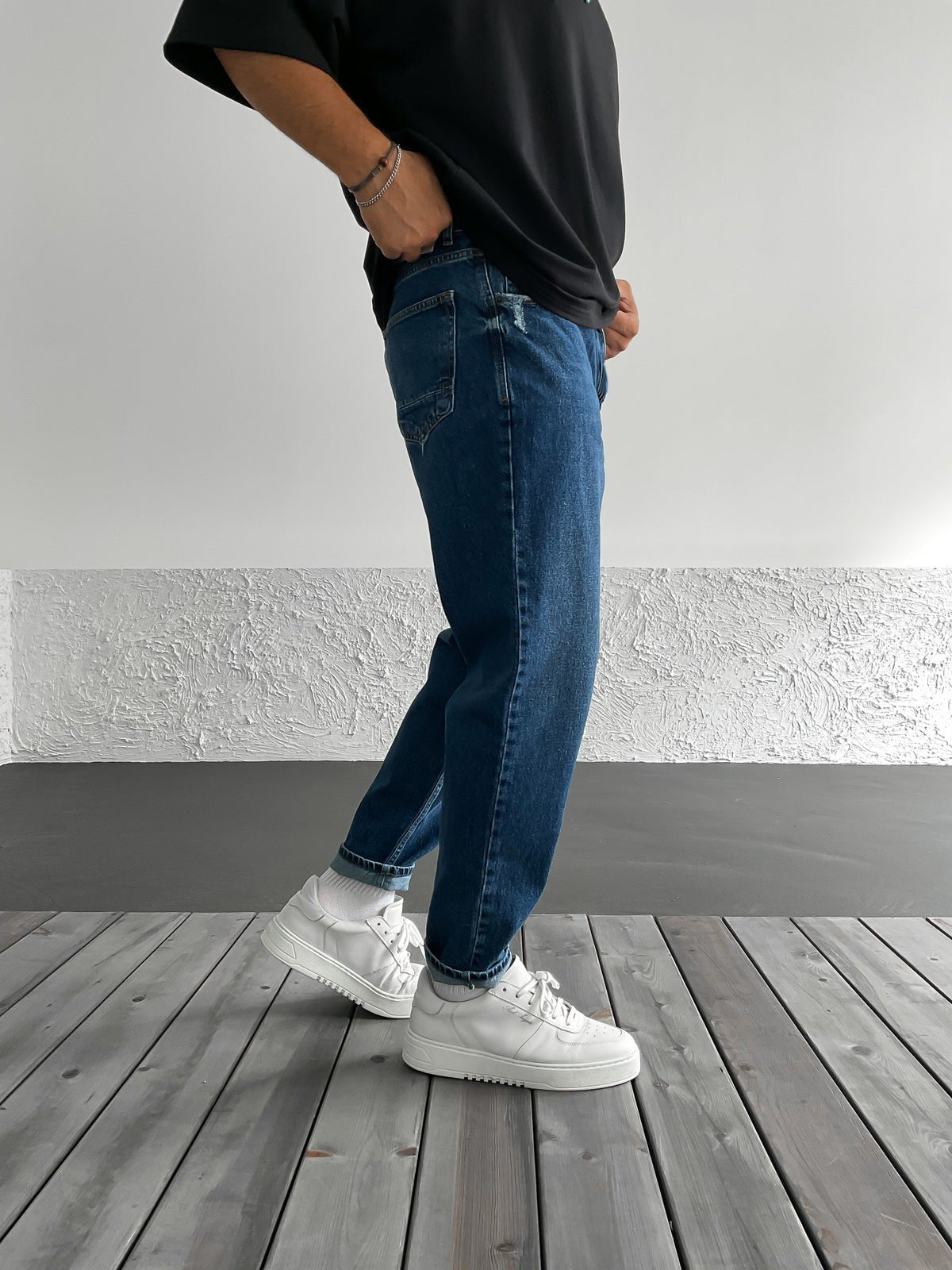 Dunkelblau Jeans BB6892 – von Baggymann | Streetwear für Damen & Herren