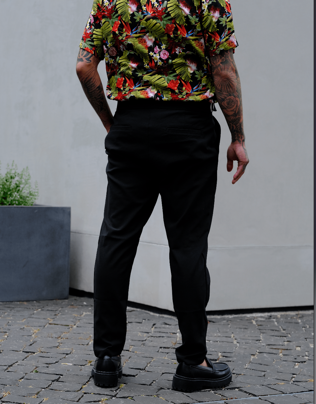 Elegante Hose Schwarz BB6655 – von Baggymann | Streetwear für Damen & Herren