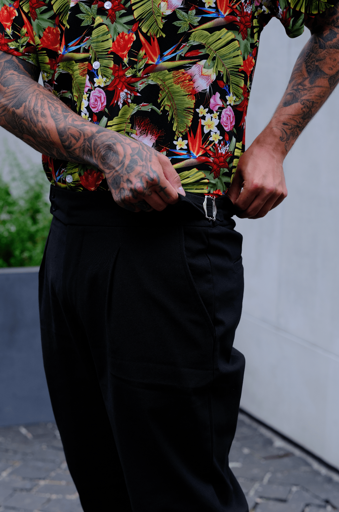 Elegante Hose Schwarz BB6655 – von Baggymann | Streetwear für Damen & Herren