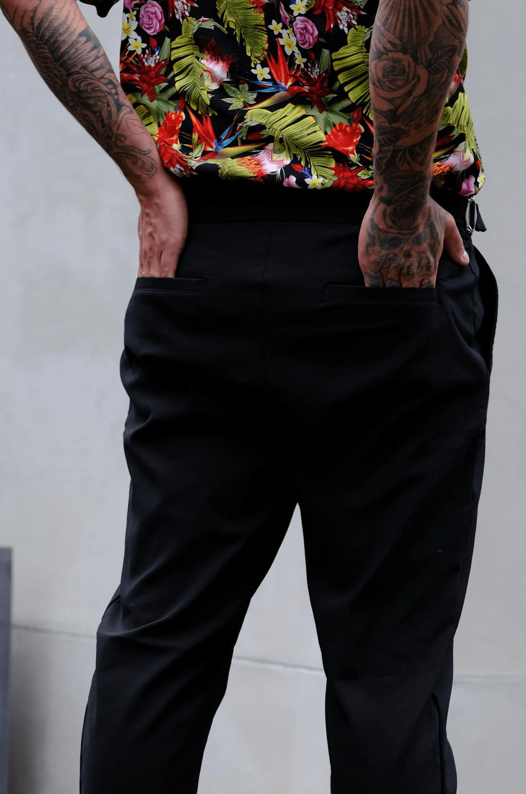 Elegante Hose Schwarz BB6655 – von Baggymann | Streetwear für Damen & Herren