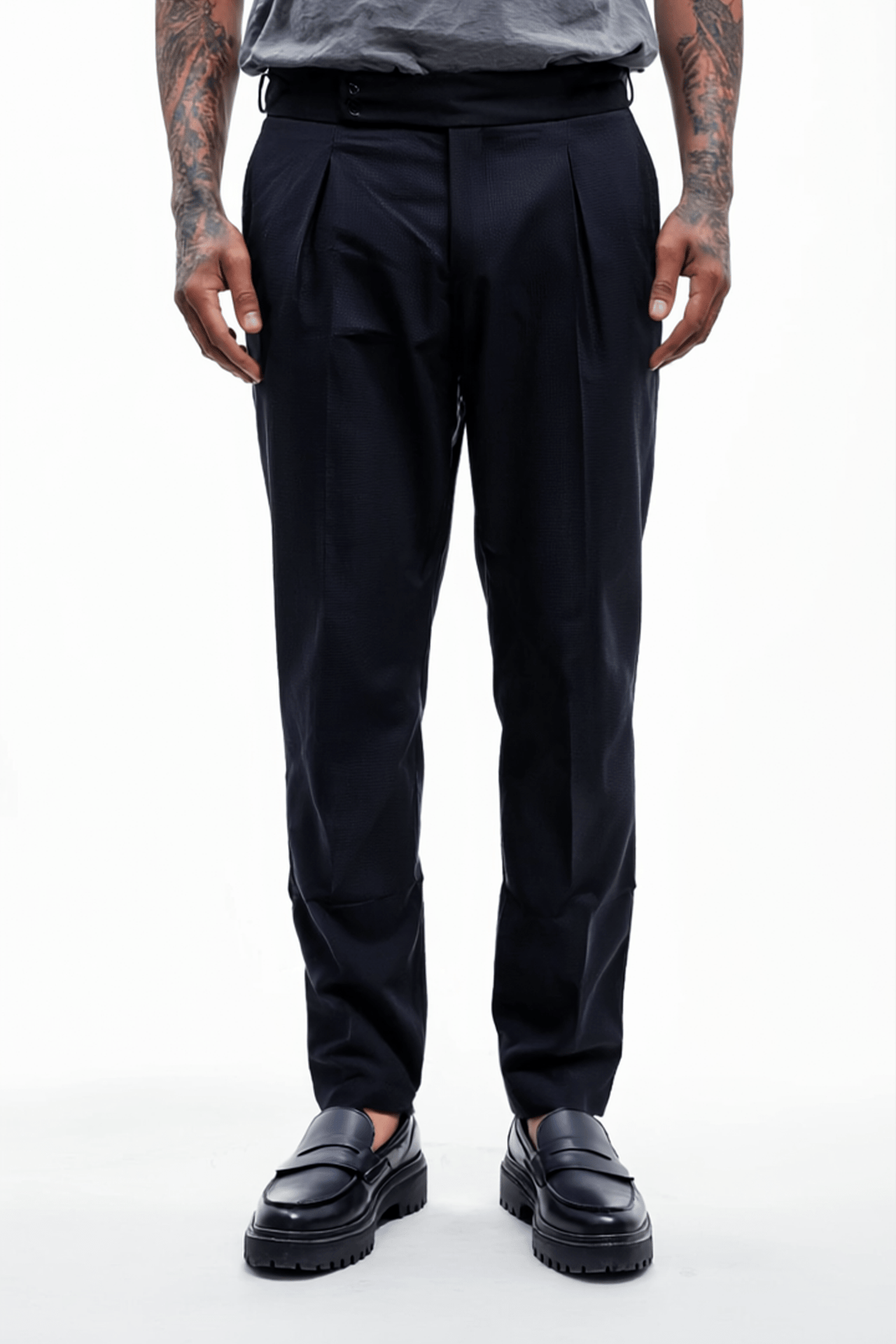 Elegante Hose Schwarz BB6655 – von Baggymann | Streetwear für Damen & Herren