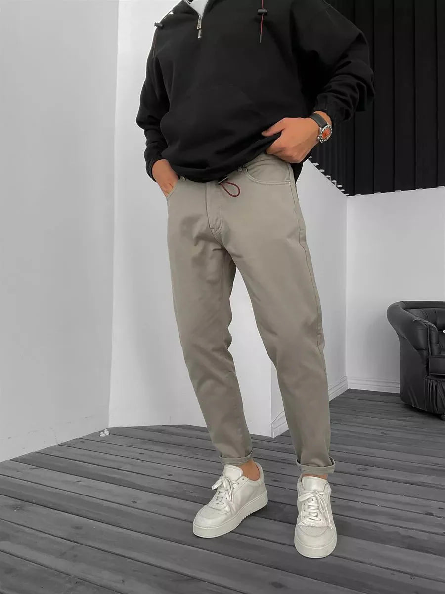 Helles Khaki Jeans BB7114 – von Baggymann | Streetwear für Damen & Herren