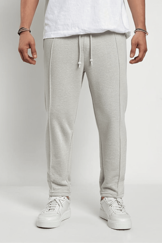 Jogger Hose Grau Waffelstoff BB7549 – von Baggymann | Streetwear für Damen & Herren