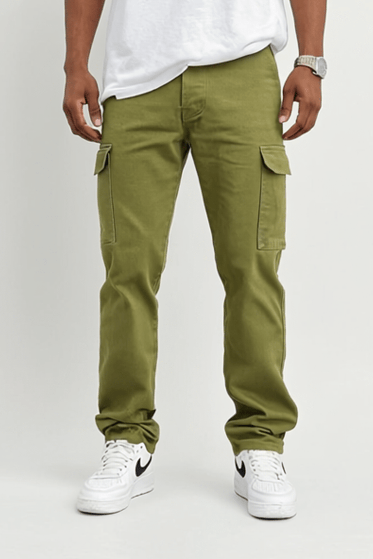 Khaki Cargohose BB6666 – von Baggymann | Streetwear für Damen & Herren