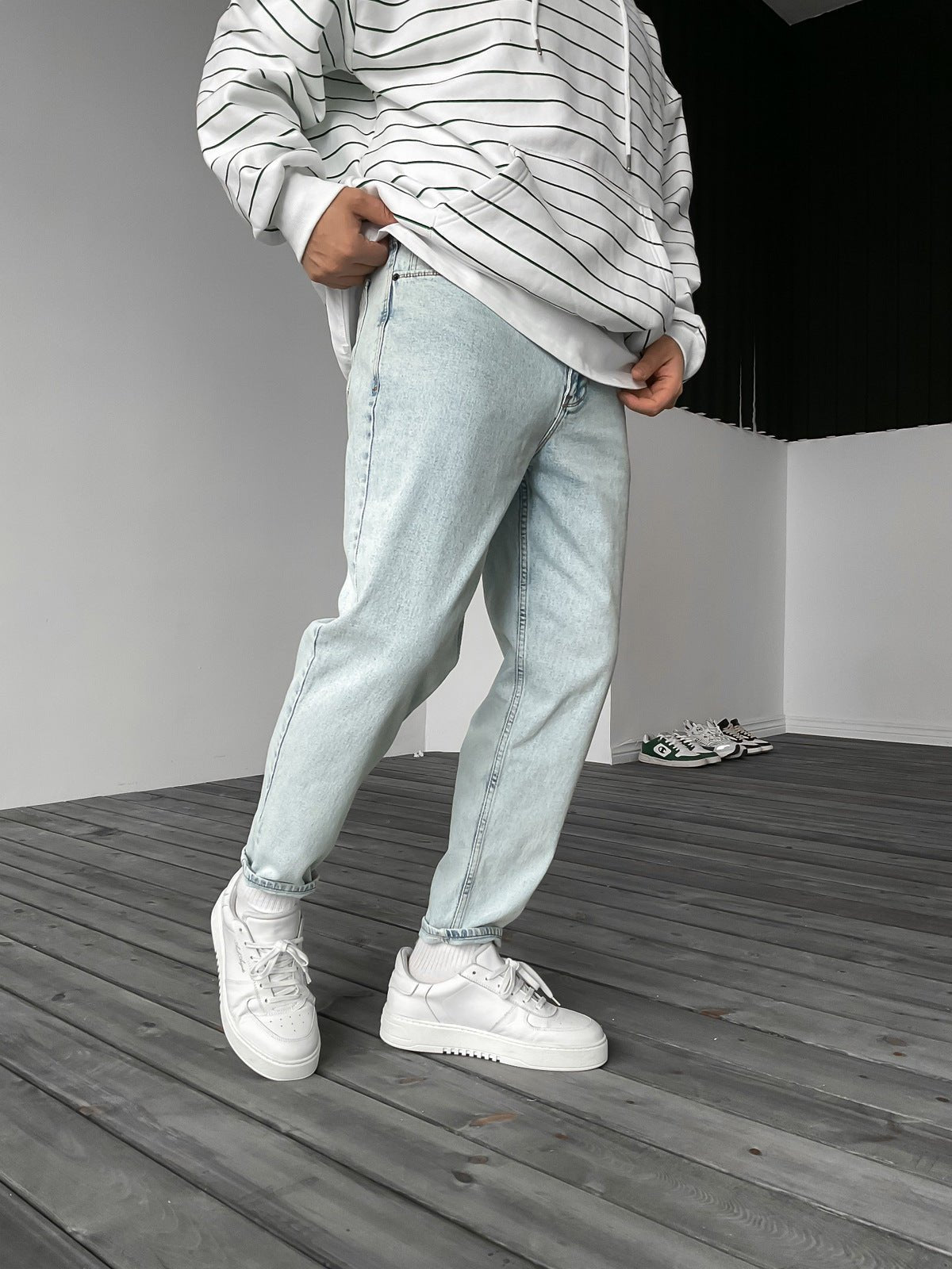 Light Blue Jeans BB6165 – von Baggymann | Streetwear für Damen & Herren