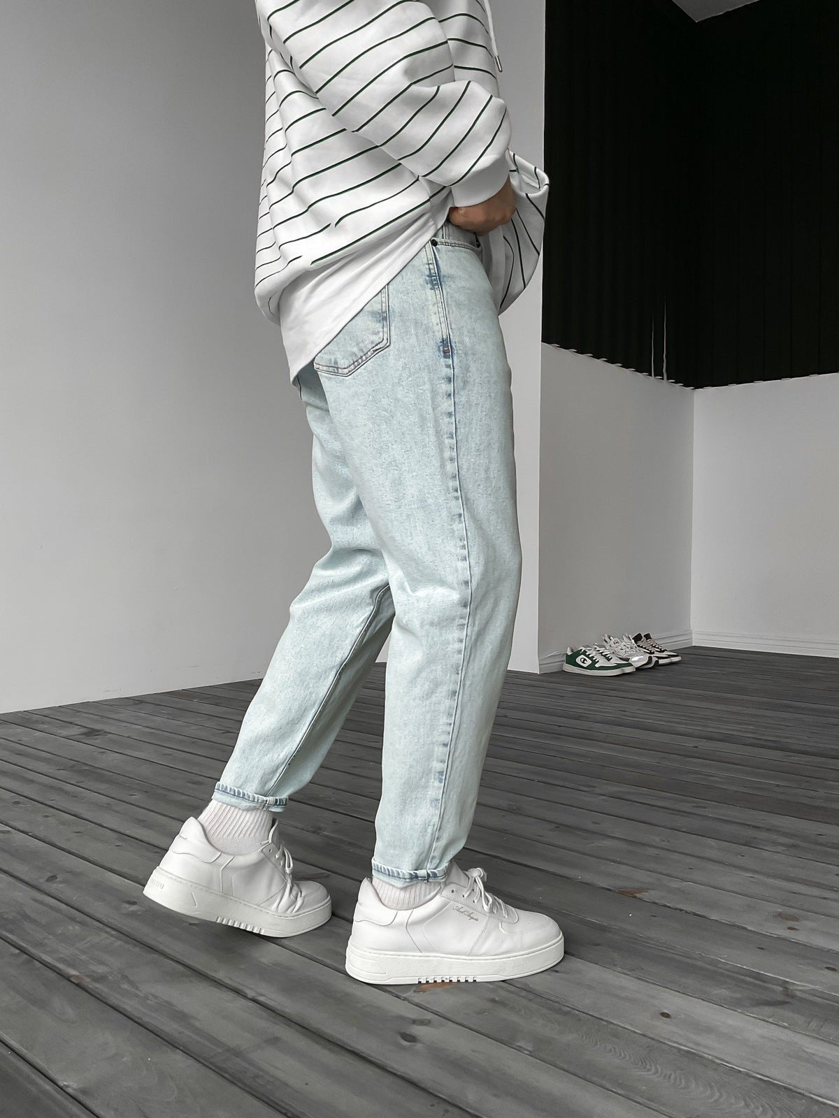 Light Blue Jeans BB6165 – von Baggymann | Streetwear für Damen & Herren