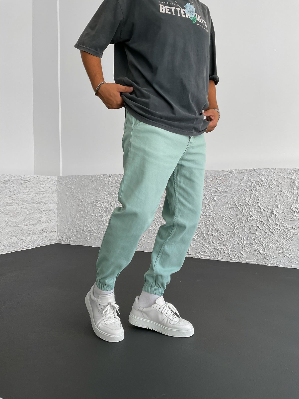 Mint Jogger Hose BB6841 – von Baggymann | Streetwear für Damen & Herren