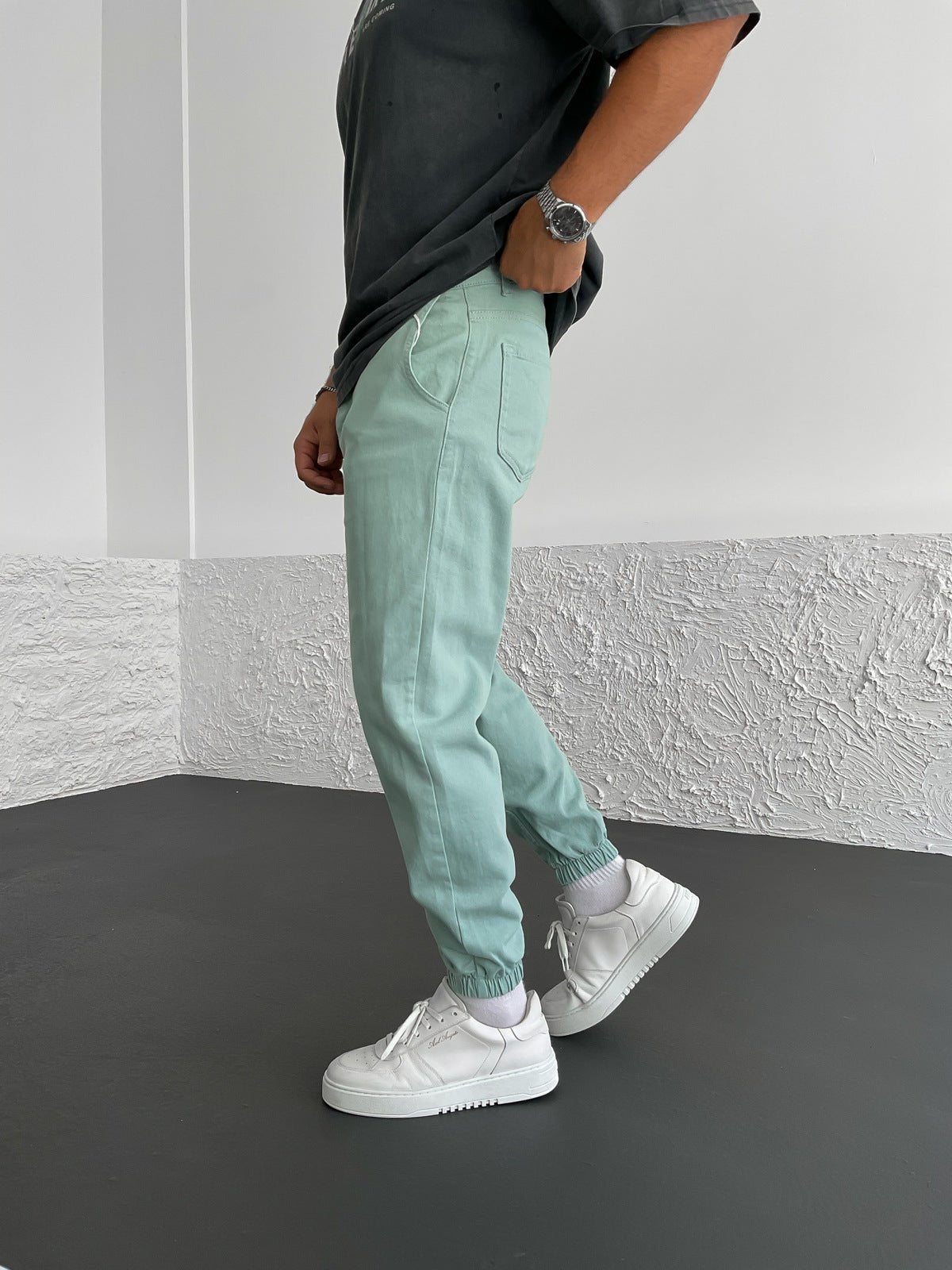 Mint Jogger Hose BB6841 – von Baggymann | Streetwear für Damen & Herren