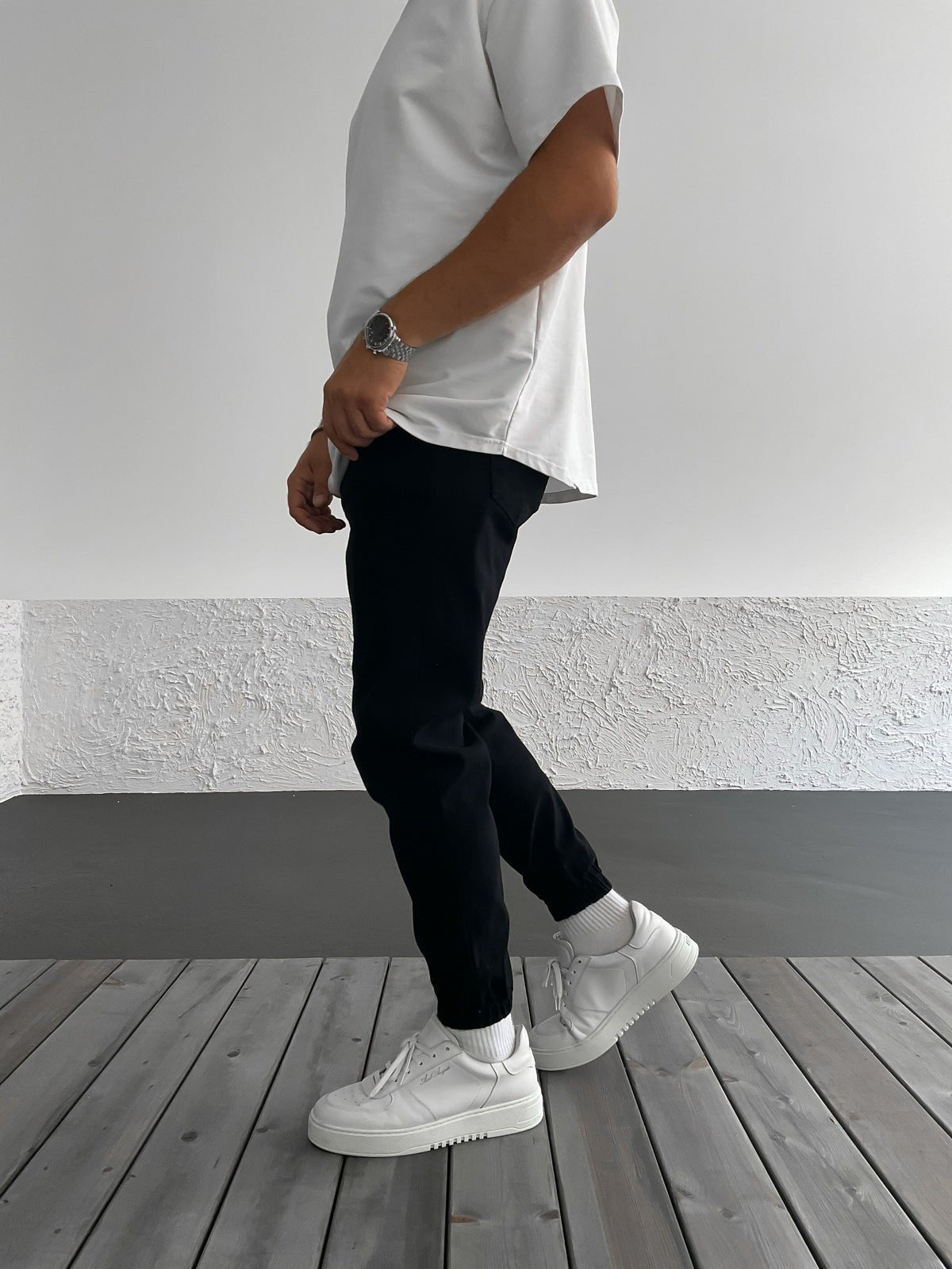 Schwarz Jogger Hose BB6841 – von Baggymann | Streetwear für Damen & Herren