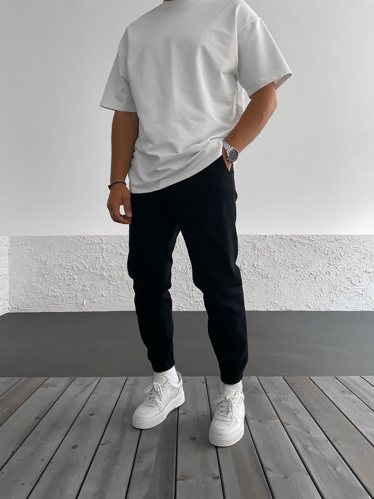 Schwarz Jogger Hose BB6841 – von Baggymann | Streetwear für Damen & Herren