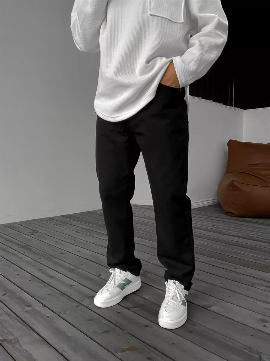 Schwarze Baggy Jeans BB7408 – von Baggymann | Streetwear für Damen & Herren