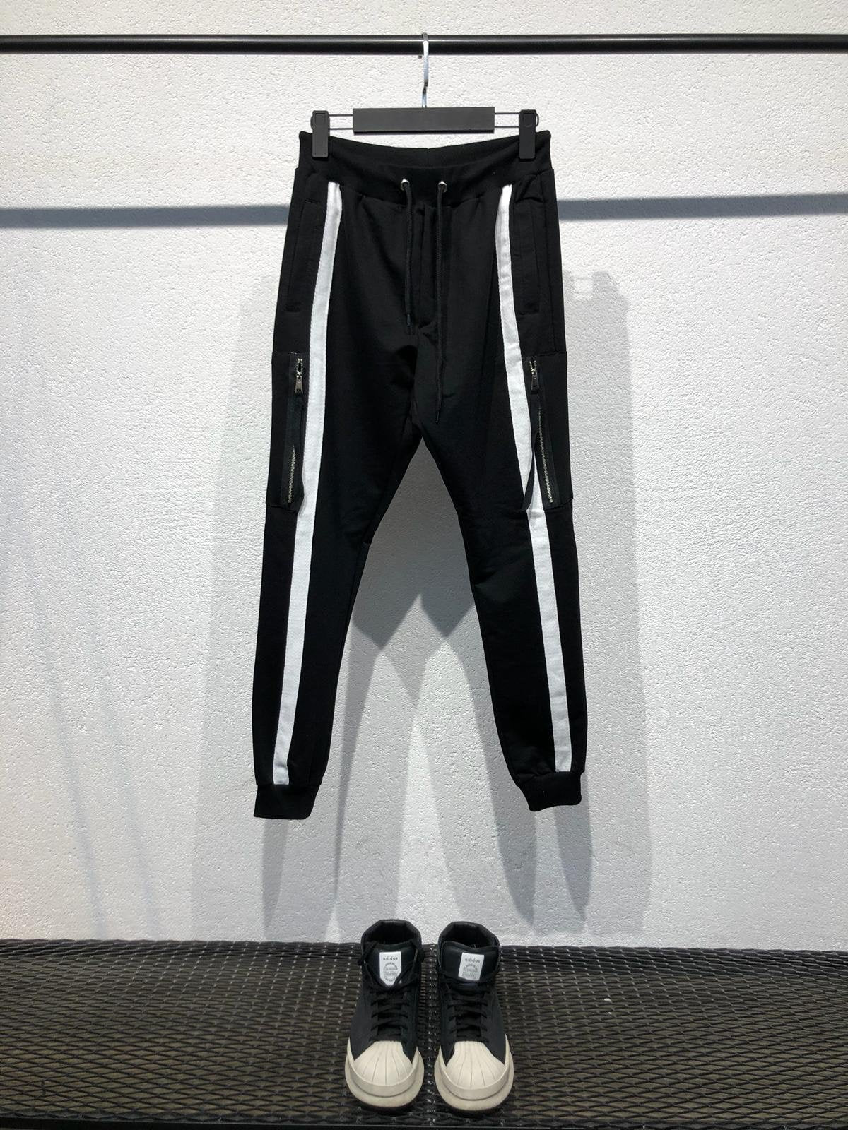 Sneakerjeans - Black Striped Jogger Pant B303 Joggers - Sneakerjeans