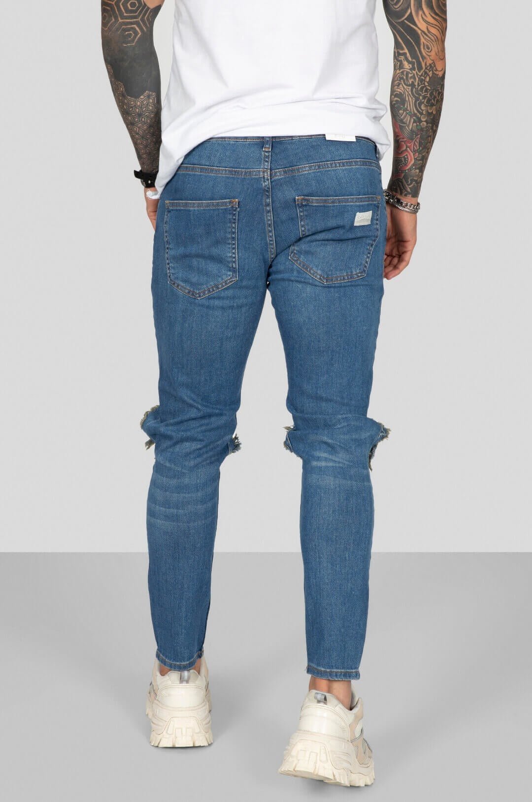 Sneakerjeans Blue Ripped Skinny Jeans 5334 - Sneakerjeans