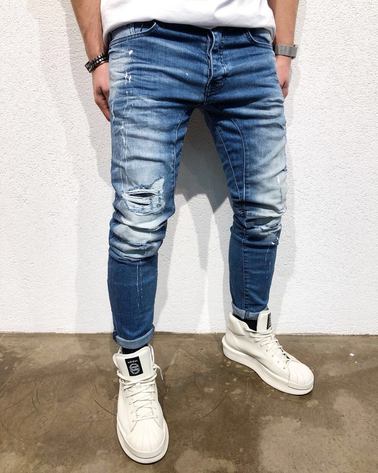 Sneakerjeans Blue Skinny Jeans B67 - Sneakerjeans