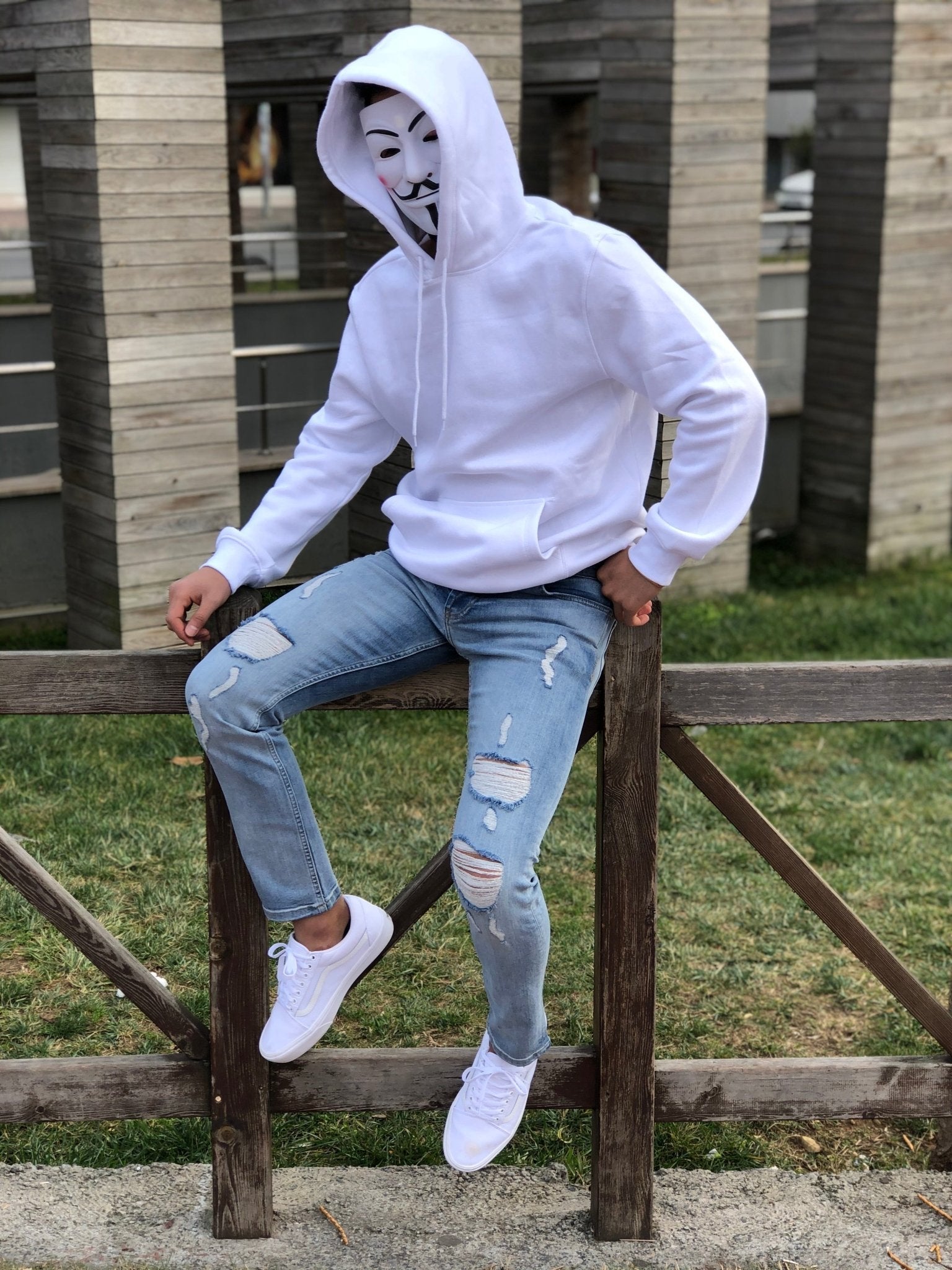 Sneakerjeans - Blue Washed Ripped Ultra Skinny Jeans B329 - Sneakerjeans
