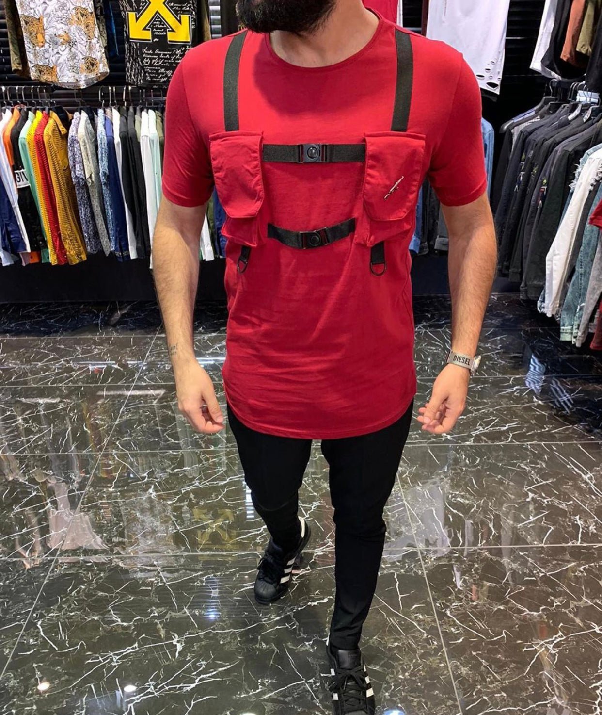 Sneakerjeans Red Utility T-Shirt ES47