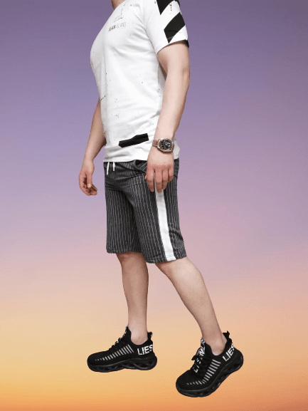 Sneakerjeans Striped  Short HB3