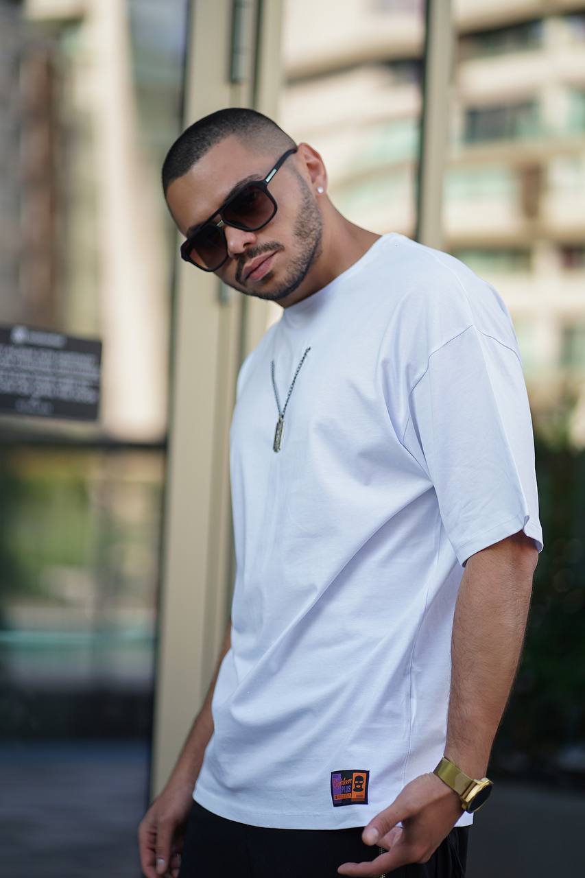Sneakerjeans White Pitbull Printed Oversize T-Shirt ES73