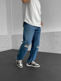 Blue Ripped Jeans BB6503