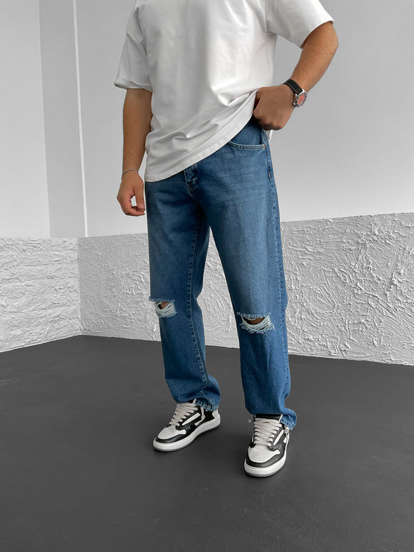 Blue Ripped Jeans BB6503
