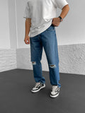 Blue Ripped Jeans BB6503