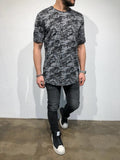 Anthracite  Oversized T-Shirt B56 Streetwear T-Shirts - Sneakerjeans
