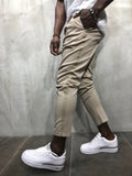 Beige Banding Casual Jogger Pant A56 Streetwear Jogger Pants - Sneakerjeans