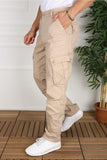 Beige Cargo Pant FJ101