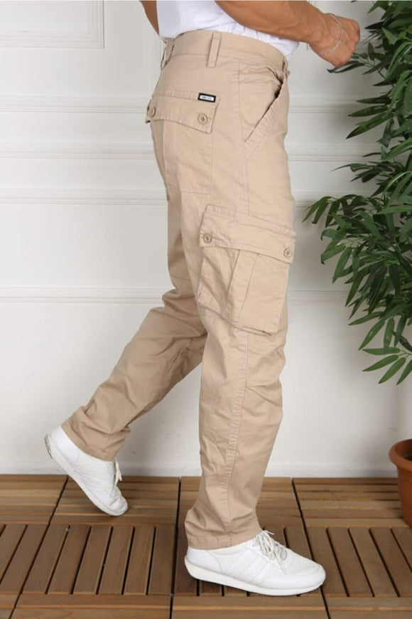 Beige Cargo Pant FJ101