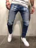 Biker Jogger Jeans A30 Streetwear Denim Jeans - Sneakerjeans