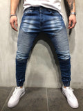 Biker Jogger Jeans A30 Streetwear Denim Jeans - Sneakerjeans