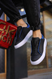 Black & Blue Sneaker CH092