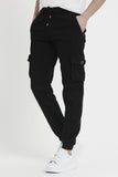 Black Jogger Cargo Pant DZ278