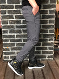Black Pattern Slim Fit Casual Mens Pant DJ182 Mens Pant - Sneakerjeans