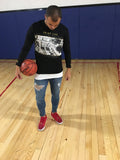Black Printed Sweater SJ256 Streetwear Sweatershirts - Sneakerjeans