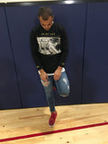 Black Printed Sweater SJ256 Streetwear Sweatershirts - Sneakerjeans