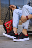 Black & Red Sneaker CH092