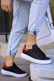 Schwarz-roter V2-Sneaker CH092