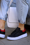 Schwarz-roter V2-Sneaker CH092